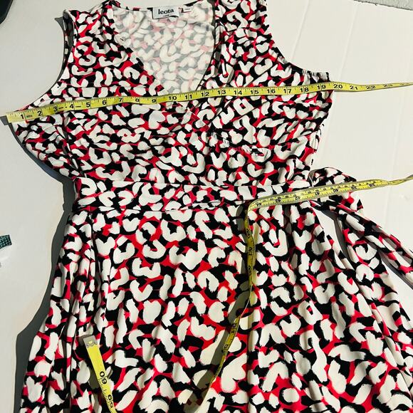 Leota Multicolored Print Sleeveless Maxi Dress Size L Large - Picture 7 of 8